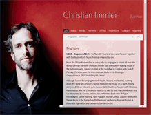 Tablet Screenshot of christianimmler.com